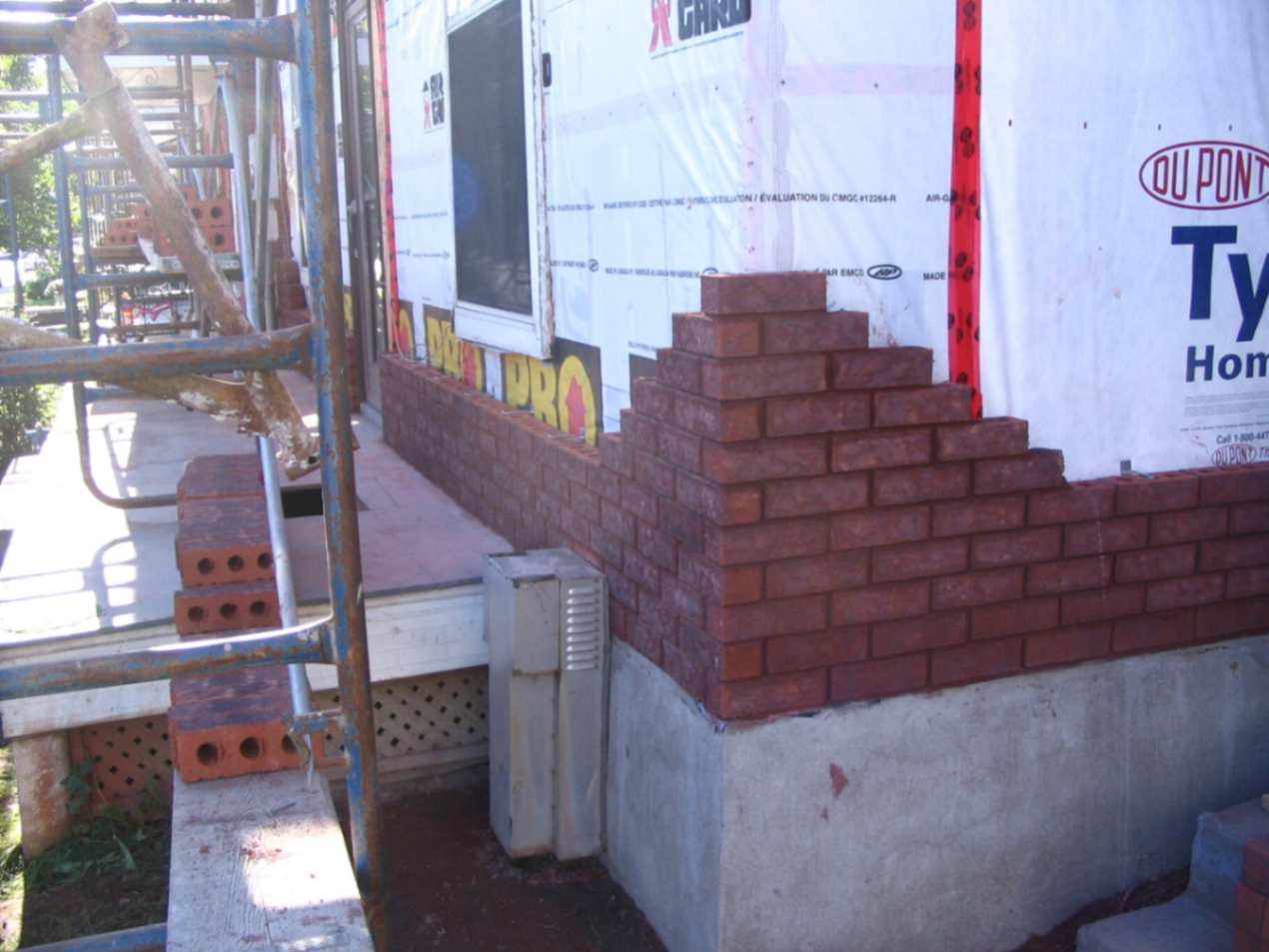 pose de brique construction neuve pose de brique construction neuve